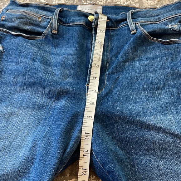 Frame LeHigh High Rise Ripped Jeans 30 - Picture 7 of 13